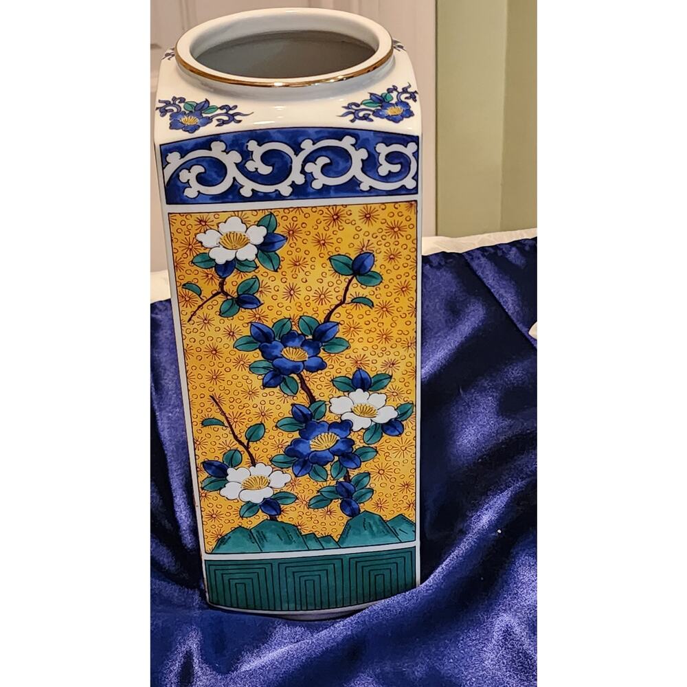 Vintage Kutani Takahashi Daiichi Toki Early 1970's Gorgeous Vase and Teapot - Picture 7 of 11